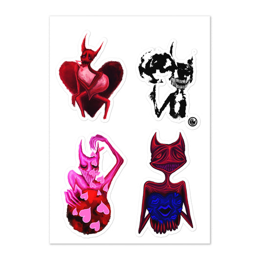 King of Hearts Sticker Pack